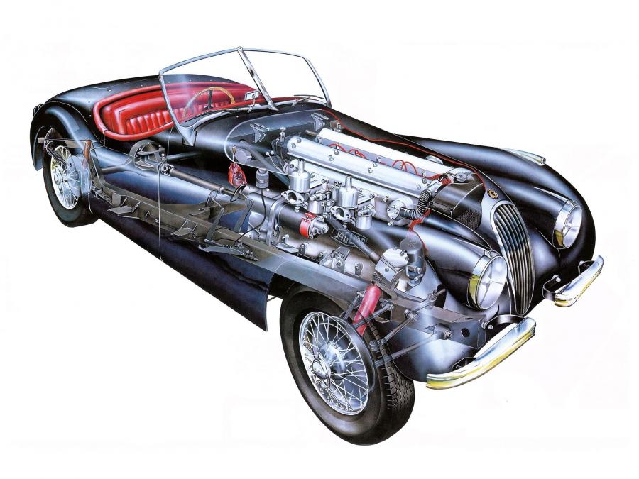  Jaguar XK120 Alloy Roadster 1948 года  (UK) (фото 2 из 4)